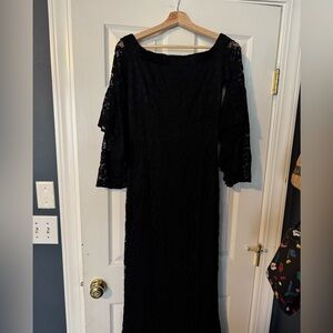 Elegant Black Lace Dress